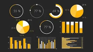 Flat Infographics After Effects Templates