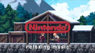 2am... calm video game music mix for studying, sleep, work. ( nintendo music & snowfall )