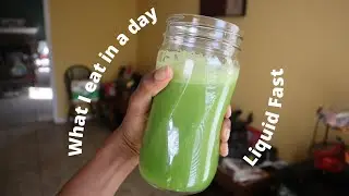 What I eat in a day *LIQUID FAST* 003 easy smoothie & juice recipes