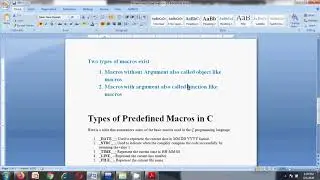 Preprocessor Directives - Macro - C Programming