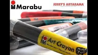 Marabu Mixed Media Art Crayons Product Demo