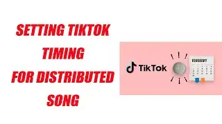 SETTING TIKTOK, APPLE MUSIC AND ITUNES TIMING FOR DISTRIBUTED MUSIC SONG ON ALL DIGITAL PLATFORMS