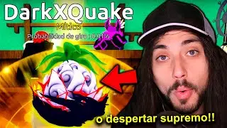 foram 12 HORAS para DESPERTAR a NOVA DARK x QUAKE V2 de 0,01% na ATUALIZAÇÃO do FRUIT BATTLEGROUNDS!