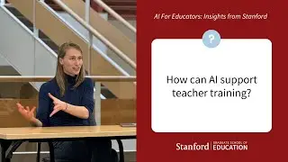 How can AI support teacher training? Featuring Professor Dora Demszky