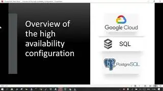 104 -  High availability   (HA) in Google PostgreSQL