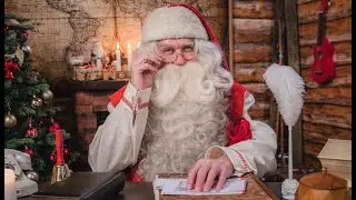 Christmas message of Santa Claus from Rovaniemi, Lapland - Finland - Santa Claus Village