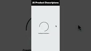 AI Description Generation is HERE #shopify  #shorts