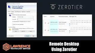 How To Work Remotely Using Zerotier & Windows Remote Desktop (RDP)