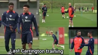 [FULL 🎥] Manchester United FINAL training at Carrington ahead of pre-season!! Sancho, Van Nistelrooy