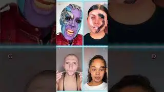 TikTok makeup trend - Circus 🤡 | 📌 Pinned your comment | #makeup #transition