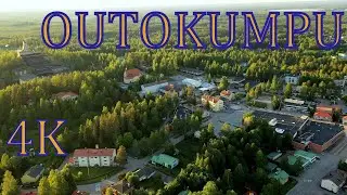 Outokumpu 4K drone video Finland from Air