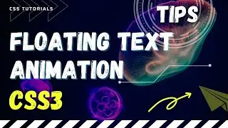 How to make floating Text using CSS3 Animation 2022