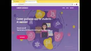 Career guidance app for students - AI assisted