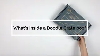 What's inside a Doodle Crate subscription box for kids?