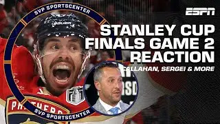 STANLEY CUP FINAL GAME 2 REACTION 🏆 Callahan touchscreen, Bobrovsky interview & MORE | SC with SVP