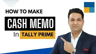 Cash Memo in Tally Prime | cash sales entry in tally prime 4.0