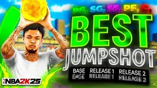 BEST JUMPSHOT FOR ALL BUILDS in NBA 2K25! HIGHEST GREEN WINDOW 100% GREENLIGHT + BEST JUMPSHOTS 2K25