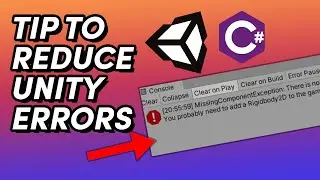 Tip For Less Unity Errors and Better Code