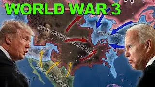 Trump vs Biden Civil War - 2021 Timelapse Hoi4