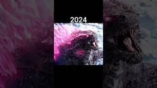 Evolution of Godzilla in movies. #shorts #evolution