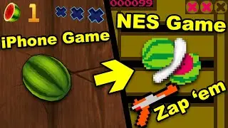 I Made Fruit Ninja Into a REAL 8-Bit NES Game