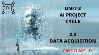 UNIT 2 AI PROJECT CYCLE SUB-UNIT  2.2 DATA ACQUISITION (system map- Loopy) CLASS 9 CBSE (AI-417)