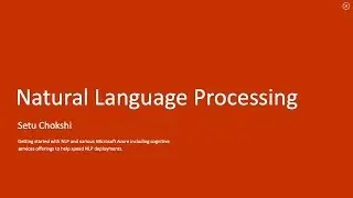 Natural Language Processing with Python on Azure (Part 2 of 5 Part Series)