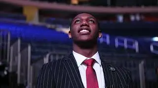 RJ Barrett is Introduced on the Garden Floor for the First Time