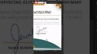 Digital Signature - Short Photoshop tutorial