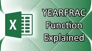 How to use YEARFRAC function in Excel 2016