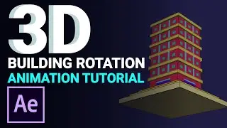 3D building animation after effects Tutorial