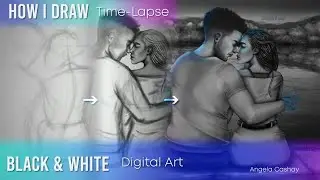 How I Draw - Digital Art Time-Lapse - Figure Drawing - Simple Love