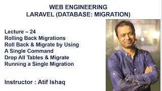 Lecture 24 Laravel Tutorial | Laravel Database Migration Commands