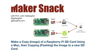 (Important Note in Description) MakerSnack - Making a Backup and Restoring an Image of a Pi SD Card