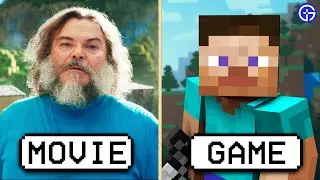 Minecraft Movie vs Game Graphics Comparison