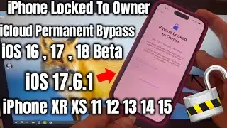 How to Unlock iPhone Locked To Owner iCloud Bypass iOS 17 6 1