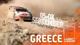 Get Excited for WRC EKO Acropolis Rally Greece, 5 - 8 September 2024! 🇬🇷