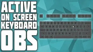 How to Show an On-Screen Keyboard in OBS! Nohboard in OBS tutorial! Nohboard setup for OBS!