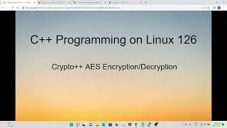 C++ Programming on Linux - Crypto++ AES Encryption and Decryption