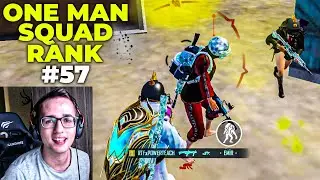 +7200 PUAN OLDUM ! ONE MAN SQUAD RANK 57. BÖLÜM - PUBG MOBILE