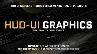 HUD - UI GRAPHICS for FILM, TV and GAMES - UPDATE 2.0