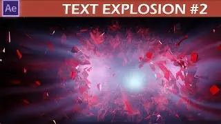 Cinema 4D & After Effects Text Explosion Tutorial part 2