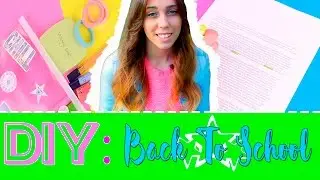 DIY: ДЛЯ ШКОЛЫ 📚/ BACK TO SCHOOL (на русском) Школьные принадлежности / Снова в школу