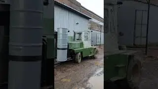 газогенераторный погрузчик!  Пока идет монтаж системы, испытания, не удержался выкладываю!