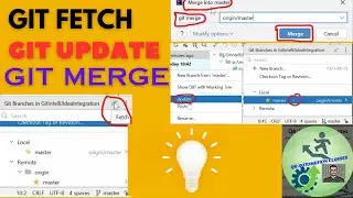 10. Git fetch | Git update | Git merge