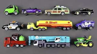 Learning Street Vehicles for Kids #5 - Hot Wheels, Matchbox, Tomica トミカ Cars and Trucks, Disney Cars