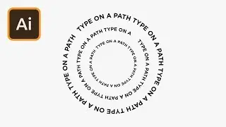 Text on a Path in Illustrator | 2 Minute Tutorial