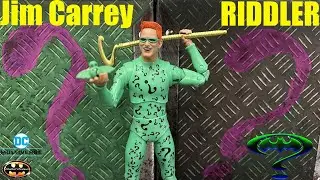 McFarlane DC Multiverse Riddler Batman Forever Jim Carrey Action Figure Review & Comparison