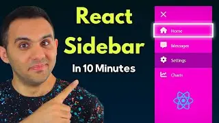 React Sidebar Navigation Menu in 10 minutes