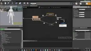 Unreal Engine - Animation setup - pt 2: Creating Blendspace and state machine